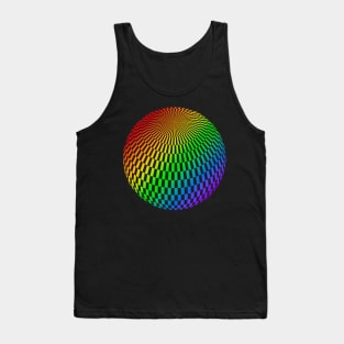 Circled Optical Illusion - #4 Tank Top